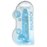 Real Rock Crystal Gode Crystal Clear 16 x 4cm Bleu